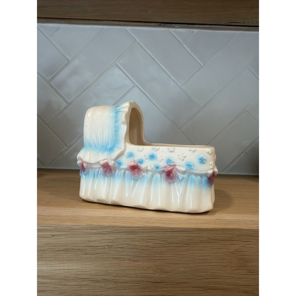 Vintage API Japan Baby Bassinet Planter